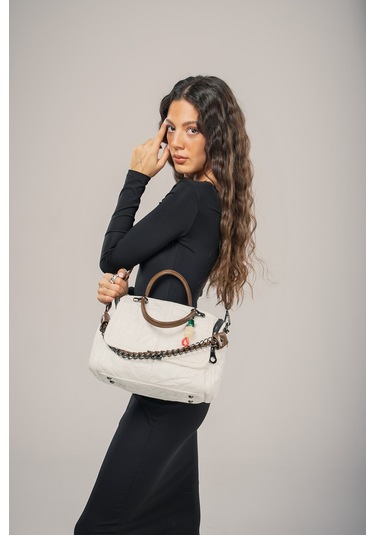Ççs Kadın El Çantası C.ccs17644 Beyaz