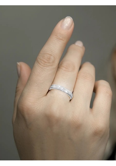 Zolotoj Merkurij Kadınlar İçin Hristiyan Tasarımı "kurtar Ve Koru" Gümüş Yüzük 50428198 Gri