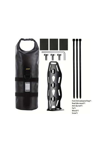 Willowhaven Road Bisiklet Çok Fonksiyonlu Ön Çatal Çantası Tpu Dağ Bisikleti Uzun Mesafe Seyahat Çantası Haki