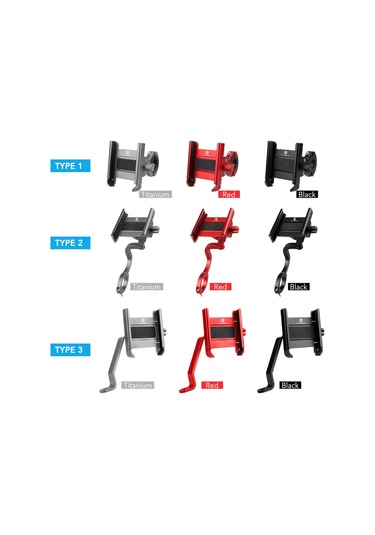 Cyclıngbox-yükseltilmiş Alüminyum Alaşım Bisiklet Cep Telefonu,ya18857tc-3 Gri