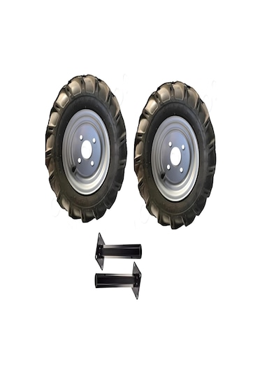 Billas Marka 400-8 Dublex Jantlı Teker Ve 27 Mm Sabit Aks Takımı