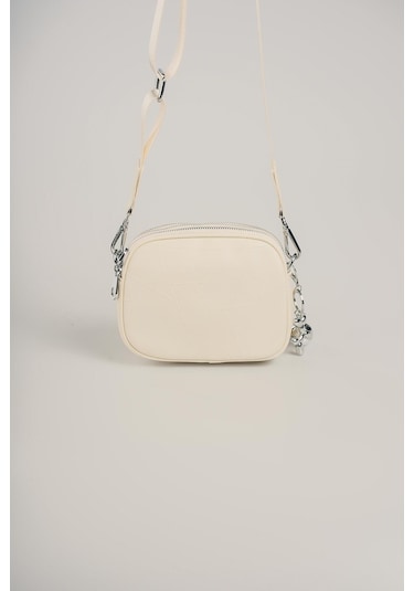 Ççs Kadın 17860 Omuz Ve Kol Çantası Kirli Beyaz