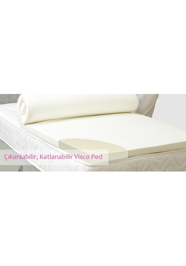 Babyhopeankara 70X170 Visco Pooly Bamboo Visco Yatak Pedi Ped Yatak