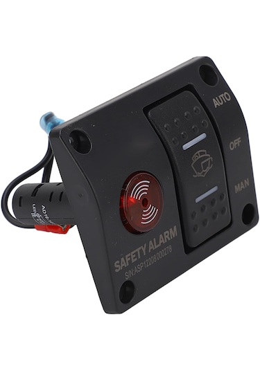 Sintine Pompası Kontrol Paneli. Alarmlı. Seaflo. 12V