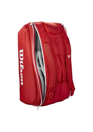 Wilson Super Tour 15pk 2025 Kırmızı Tenis Çantası Wr8036601001