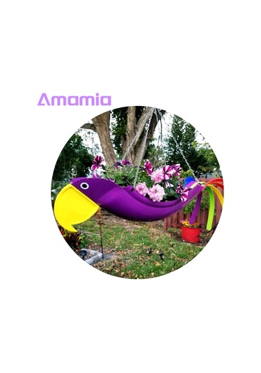 Lebihmurah 3772 Amamia Dikim Pot Yüksek Dayanıklılık Papağan Saksı Kapalı Açık Bitkiler Konteyner