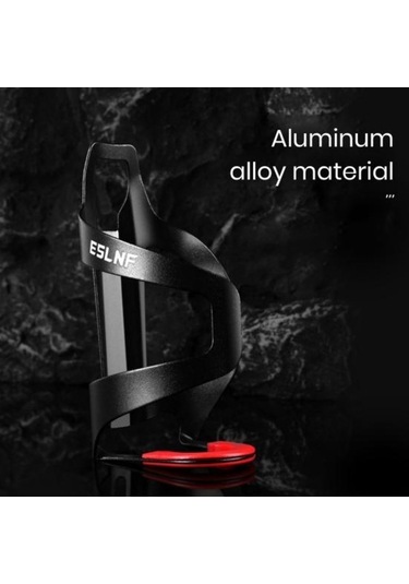 Pazly Siyah Alüminyum Bisiklet Şişe Tutucu, Ultralight Paslanmaz Çelik, Korozyona Dirençli, Evrensel Dağ Yol Bisikleti Su Şişesi Tutucu Siyah