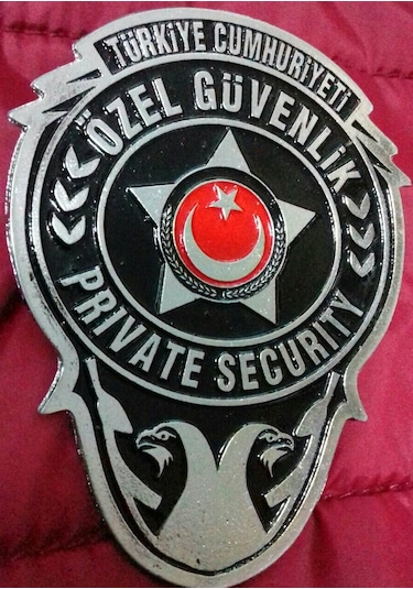 Özel Güvenlik Cüzdan Rozeti Satınal-sıvıle Satılmaz. Siyah