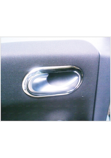 Dacia Sandero Krom İç Kapı Kolu Çerçeve 4Pcs. P.Çelik 2006-2012