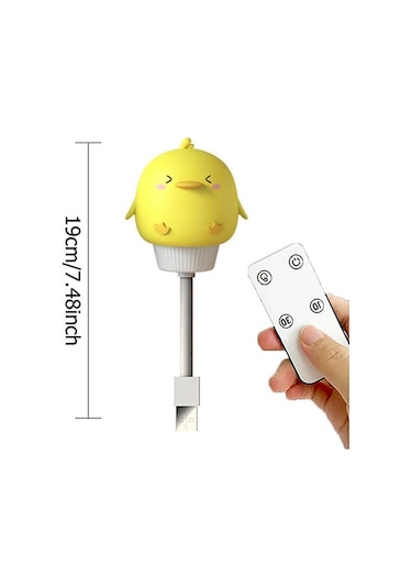 Led Usb Gece Lambası Sevimli Karikatür Gece Lambası Ayı Bebek Çocuk İçin Uzaktan Kumanda Odası Dekoru Başucu Gece Lambası 56853048 Diğer
