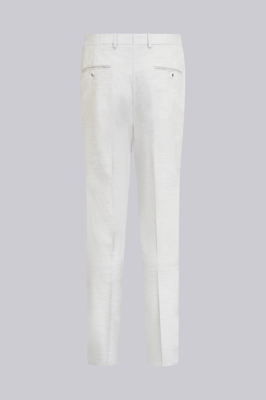 Gri Slim Fit Sivri Yaka Klasik Takım Elbise Gri