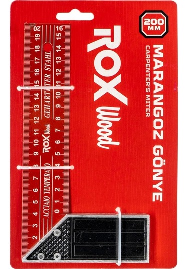 Rox Wood 0202 Marangoz Gönye 200 Mm