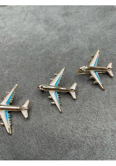 Remove Metal Broş Uçak Havacılık 158261441 Yeşil