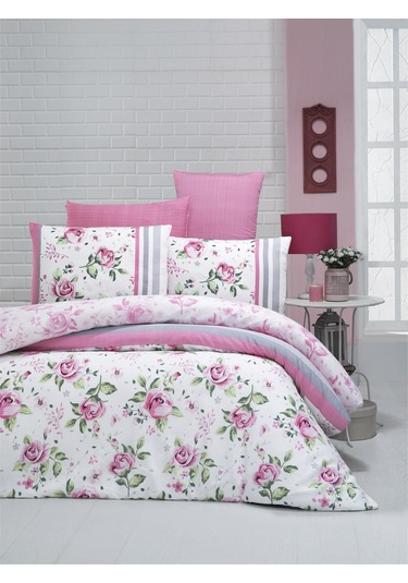 Komfort Home Tek Kişilik Ranforce %100 Pamuklu Pike 160x230 Cm Çok Renkli