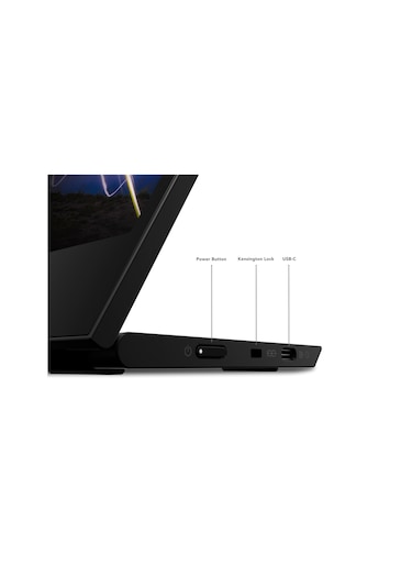 Lenovo ThinkVision M15 62CAUAT1WL 15.6" 6 MS 60 Hz Type-C Full HD IPS LED Monitör