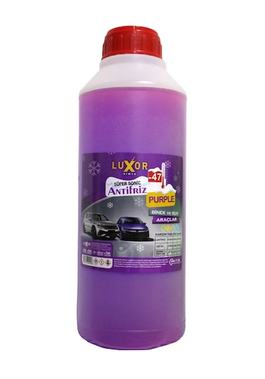 Luxor Kimya 4 Mevsim -47 Derece Supersonic Mor Antifiriz 1 L (Üretim Yılı: 2024)