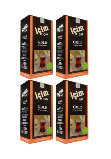 İçim Çay Gold Bergamot Aromalı 500 Gr X 4 Adet