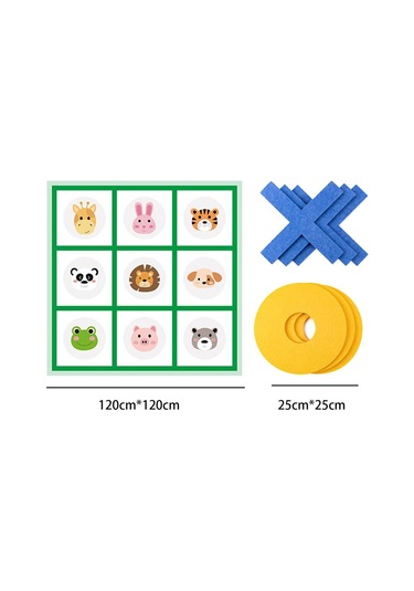 Suntek Tic Tac Toe Satranç Seti Boş Ve Parti Oyuncak Karikatür