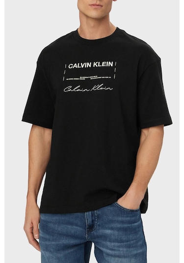 Calvin Klein Erkek T Shirt Lv04re827g Ub1 Siyah
