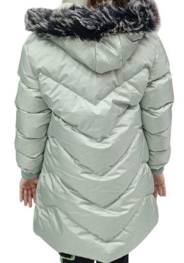 Kız Çocuk Mint Yeşili Kapüşonlu V Desenli Peluş Astarlı Fermuar Cepli Kapitone Midi Boy Şişme Mont Mint Yeşili Kız Çocuk Mint Yeşili Kapüşonlu V Desenli Peluş Astarlı Fermuar Cepli Kapitone Midi Boy Şişme Mont Mint Yeşili