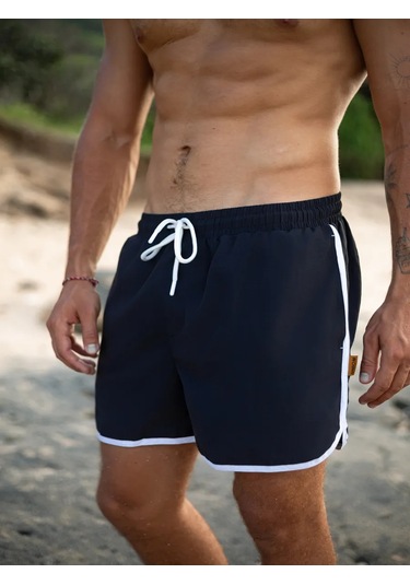 Union. Eğlence Ve Plaj İçin Spor Şort Mayoları 291816177 Siyah