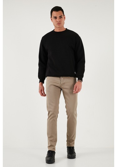 Buratti Streç Pamuklu Slim Fit Normal Bel Dar Paça Jeans Erkek Kot Pantolon 1115C24Napoli Bej Buratti Streç Pamuklu Slim Fit Normal Bel Dar Paça Jeans Erkek Kot Pantolon 1115C24Napoli Bej