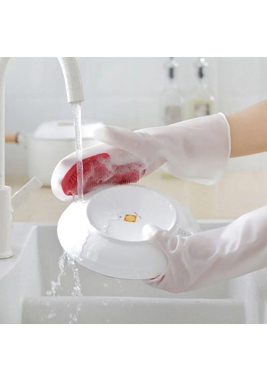 River World Eldiven Bulaşık Yıkamak İçin Silikon