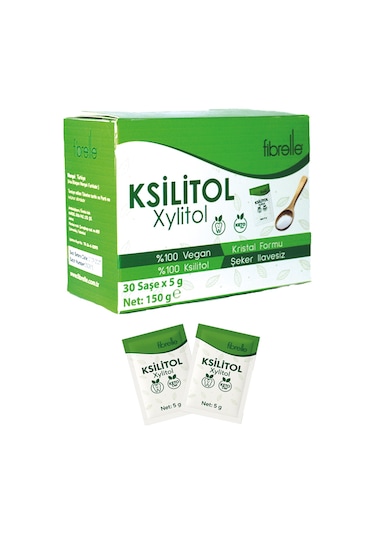 Fibrelle Ksilitol Xylitol Saşe 1 Saşe 5 G