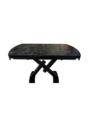 Bengimobilya Masa V Ayak Model Metal Transmisyon Çelik Siyah Yan Açılır Siyah