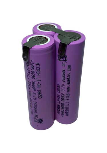 Micron  18650 11.1 V 2600 Mah 5c Pilden 3s Li-ıon Şarjlı Matkap