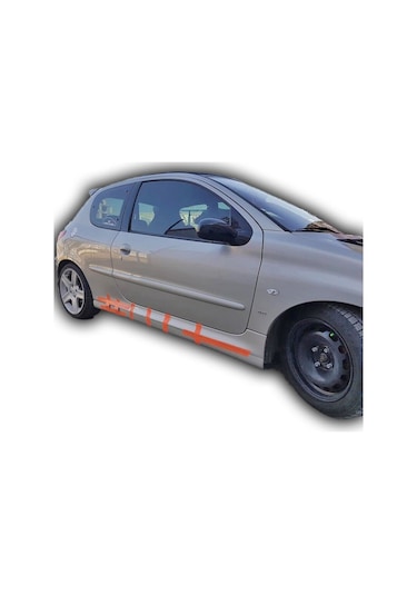 Peugeot 206 Uyumlu Yedek Parça Düz Model Marşpiyel Plastik