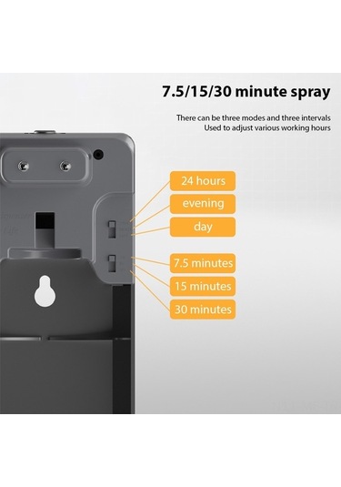 Novahub 300ml Otomatik Oda Kokusu Makinesi - Duvara Montajlı, Banyo/otel/ofis İçin Sessiz Ve Şık Koku Dağıtıcı