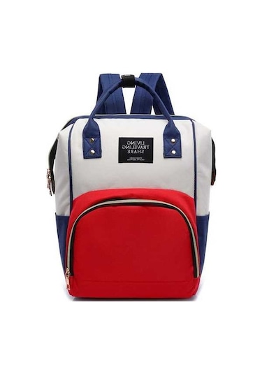 Novahub Moveevo Anne Çantası Pastel Renk Biberonlu Moda Sırt Çantası/ Çok Renkli