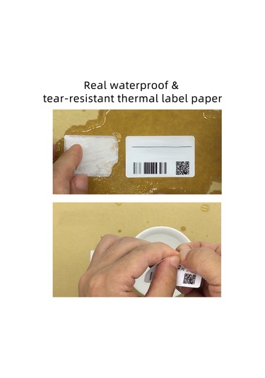 Skycity Islak Suya Dayanıklı Termal Etiket Kağıdı 40x20mm 320 Adet, B11/b21/b3s Yazıcı Uyumlu, Yırtılmaz不干胶etiketler, Ev Ve İşletme Kullanıma Uygun