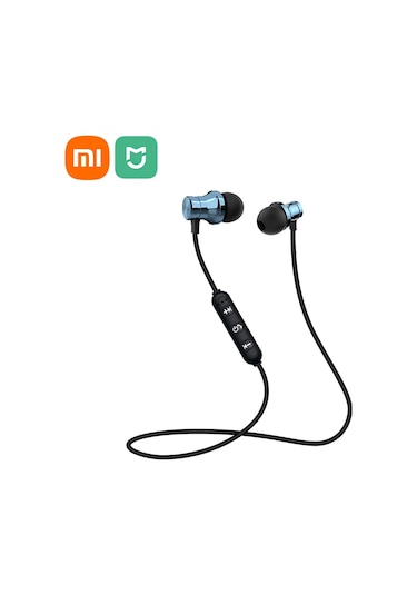 Mıjıa Xiaomi Bluetooth Spor Kulaklık - Su Geçirmez, Manyetik Mikrofonlu, İos Uyumlu Whıte