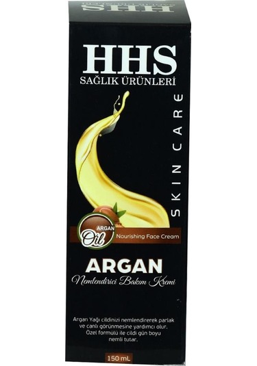 Hhs Argan Yağlı Nemlendirici El Yüz ve Vücut Bakım Kremi 150 ML