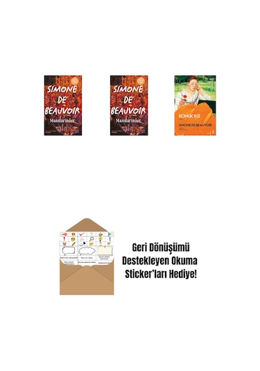 Mandarinler Ciltli + Mandarinler + Konuk Kız + Okuma Sticker'ları