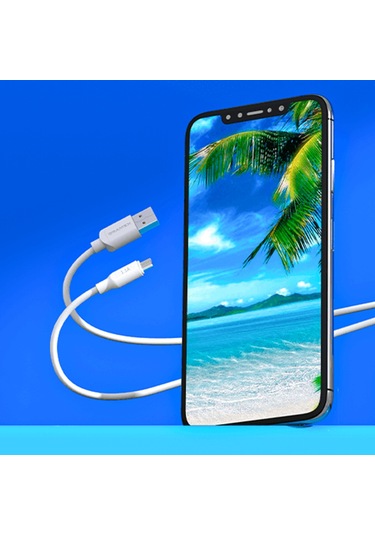Dramex D11MK Micro USB Data/Şarj Kablosu 1.1A 1mt Beyaz
