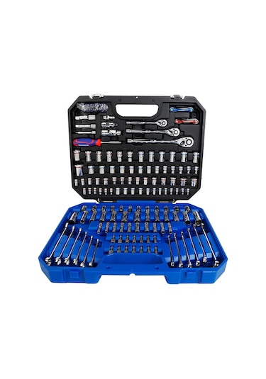 Workpro Wp202530 1/4' 3/8 1/2' Metrik/inç 164 Parça Cr-v Ağı