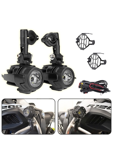 Enduro Ve Gs Serileri Uyumlu Motosiklet Led Sis Farı 12v-24v 40w