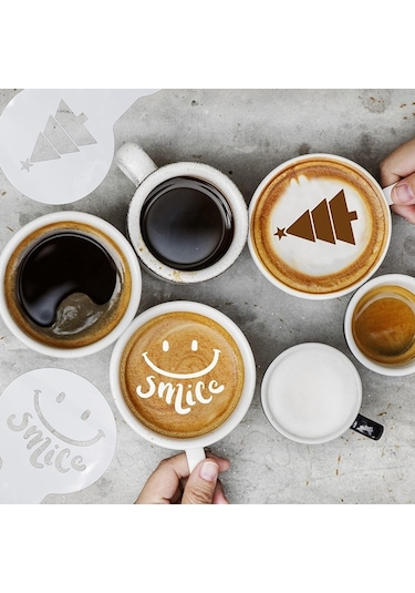 Cappuccino Kalıp / Fantezi Kahve Kalıp / Kahve Kalıp, 4 Paket Style 1 Diğer