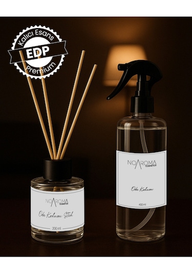 Bebek Pudrası Oda Kokusu Seti 400 Ml Sprey + 100 Ml Bambu Çubuklu Ferahlatıcı