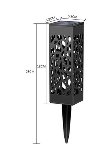 Ximistore9 Güneş Enerjili Ip65 Su Geçirmez Bahçe Lambası, Işık Algılama, Otomatik Açma-kapama, Gölgeli Dekoratif Peyzaj Işığı, Beyaz Işık Tek Adet Beyaz Işık