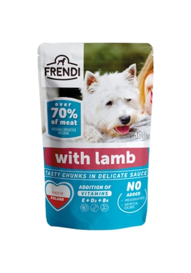 Frendi Kuzulu Köpek Yaş Mama 100 G