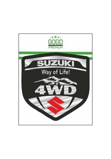 Suzukı 4wd Siperlik Damla Sticker Çok Renkli