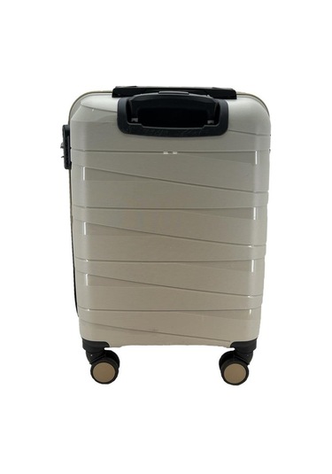 Las Vegas Polo Polipropilen Kabin Boy Valiz Bej