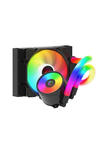 Rampage Iceblade C4 Siyah Ledli Tüplü 120mm Svı Soğutmalı Cpu Fan