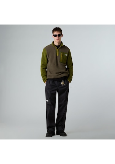 The North Face M Yumiori 1/4 Zip Erkek Polar-30493 Haki