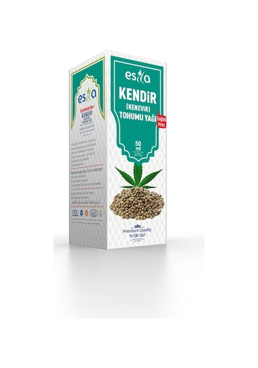 Esila Kendir Kenevir Tohumu Yağı 50 ML
