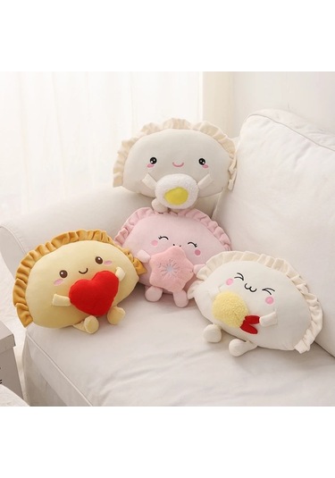 Zyzqstore 35 Cm Kawaii Hamur Yastık - Renkli Çocuk Yastık - Çocuklar İçin Mutfak Oyunu Çok Renkli